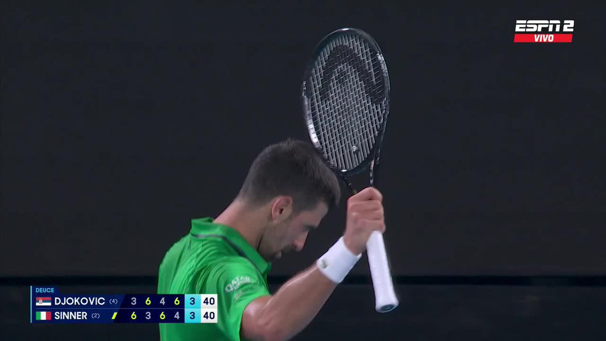 Simplemente Novak Djokovic. 🤯 📺 Mirá el #AO26 en el Plan Premium de Disney Plus.