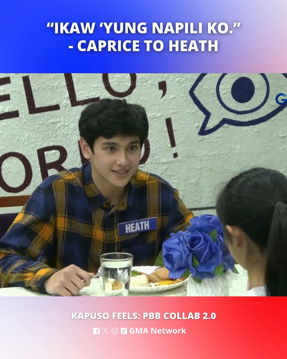 #KapusoFeels: SANA ALL TALAGA PINIPILI!!!!! 😭✊🏼 #CapriceCayetano #HeathJornales Watch #GMAPBBCollab on weekdays at 9:40 PM and on weekends at 6:15 PM on GMA!