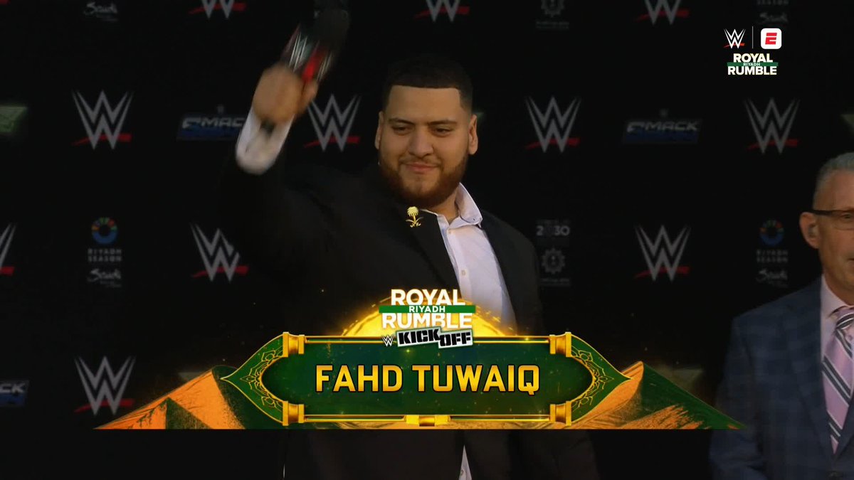 Introducing WWE's newest Superstar, Fahd Tuwaiq! WWE MENA