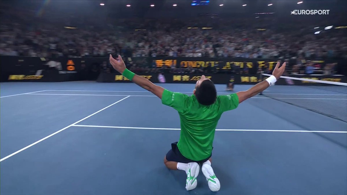 Novak Djokovic vinner mot Jannik Sinner och är klar för final i Australian Open! 🎾🇷🇸 📲 Se finalen mellan Alcaraz och Djokovic på söndag 09.30 på Kanal 9 och HBO Max.