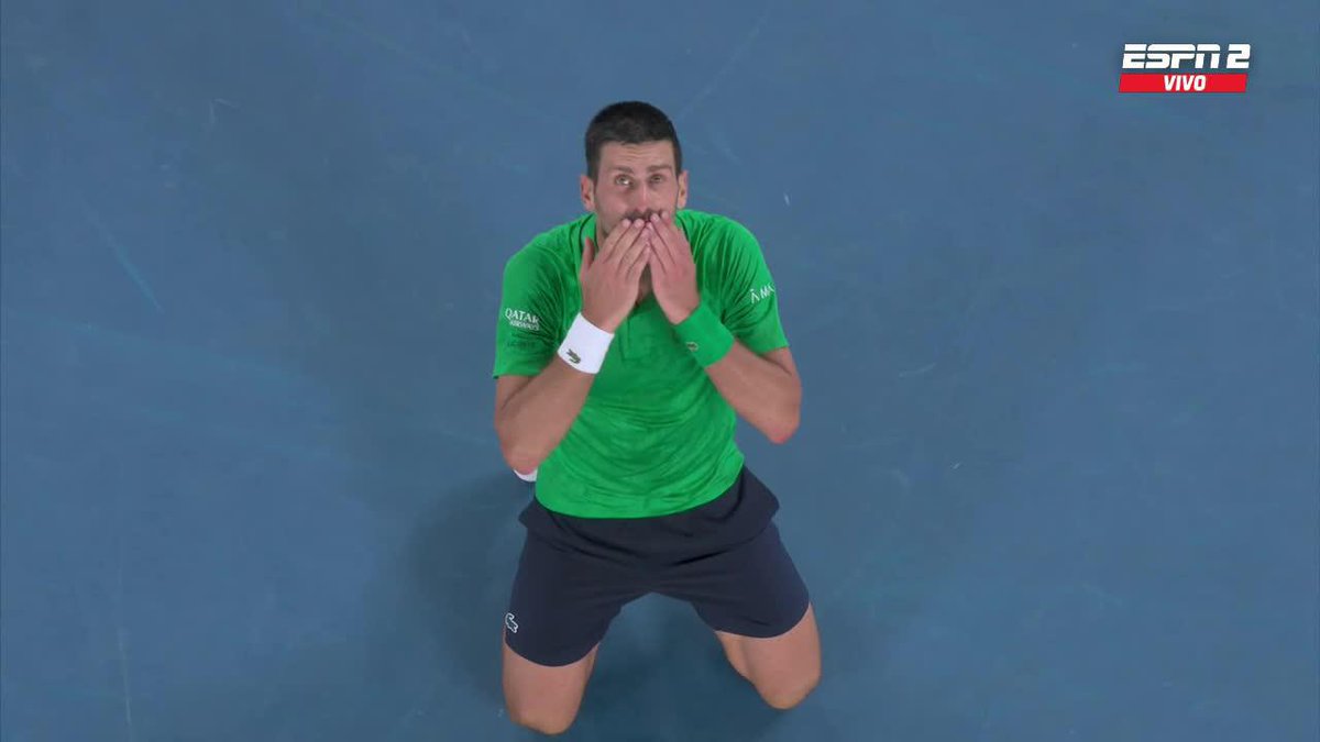 CASI 39 AÑOS TIENE DJOKOVIC!!!! El deportista con mayor longevidad en la historia, realmente es de otro planeta lo que acaba de hacer.