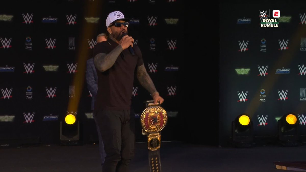 Jey Uso: I’m telling you right now, Riyadh. Crowd: YEEEEET Jey Uso: I’m gonna run it back, and I’m gonna be the Royal Rumble 2026 winner. Crowd: BOOOOOOOOOOO! I’M CRYING LMFAOOO 😭 #RoyalRumble