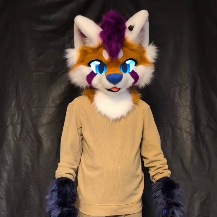 Say bonjour to Reddy the red panda! 💫 ✂️: 🐐Nyaamiou (Nekopaint) 👀: by me