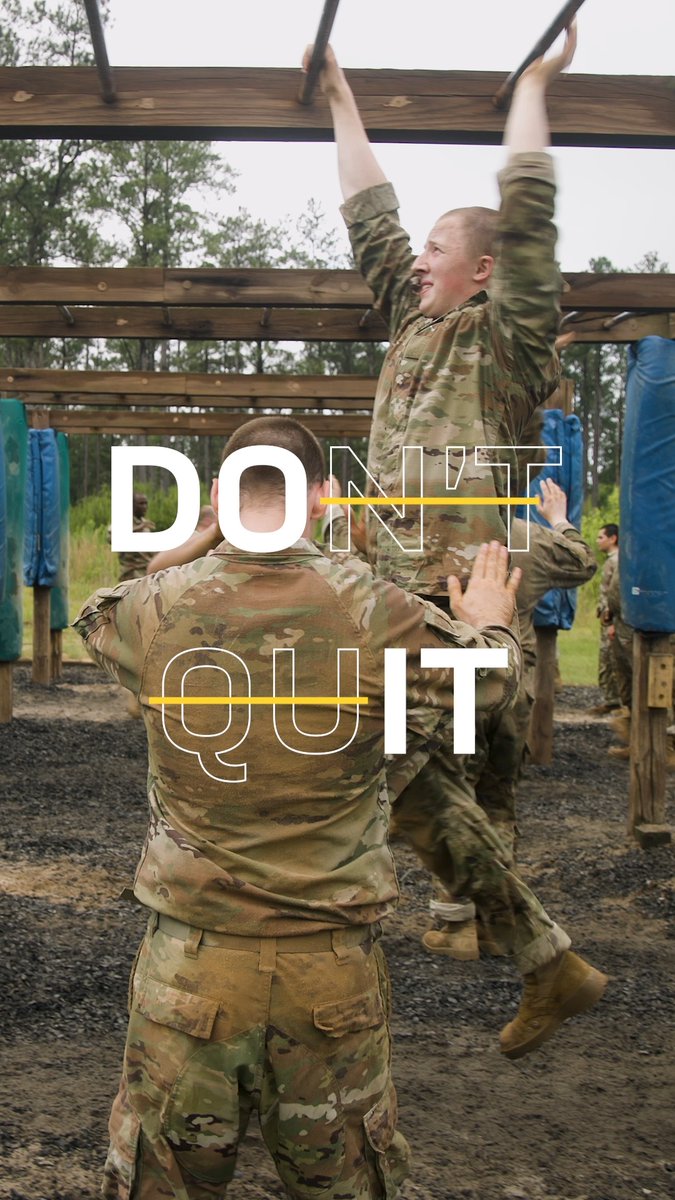 Looking for a sign? This is it. Whether it's training to become a Soldier or keeping your New Year's resolution, do not quit. Start your journey today: