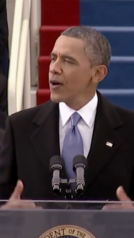 As people from every part of the country and every walk of life raise their voices in defense of American values, we send you into the weekend with these words of encouragement from President Obama. “You and I, as citizens, have the power to set this country’s course. You and I, as citizens, have the obligation to shape the debates of our time -- not only with the votes we cast, but with the voices we lift in defense of our most ancient values and enduring ideals.” - President Obama, second Inaugural address Jan. 21, 2013