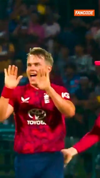 SAM CURRAN TOOK A HATTRICK IN THE T20I AGAINST SRI LANKA. 🔥