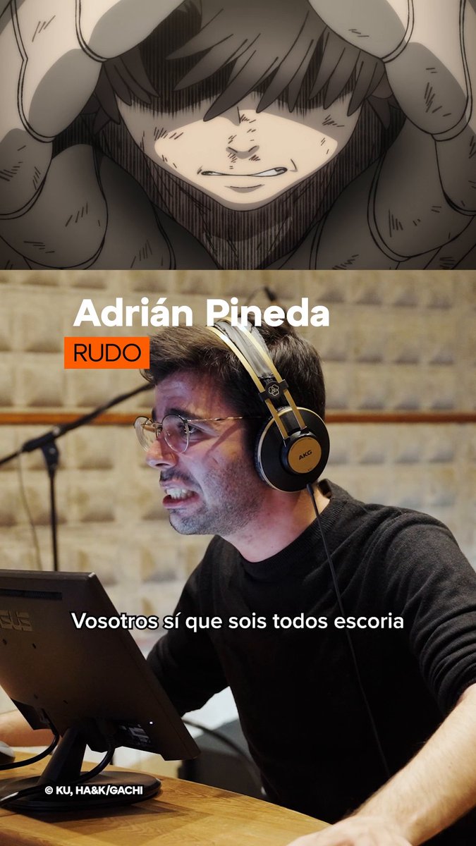 Rudo es interpretado por Adri Pineda en Gachiakuta 🔥 ¿Qué te parece esta escena?