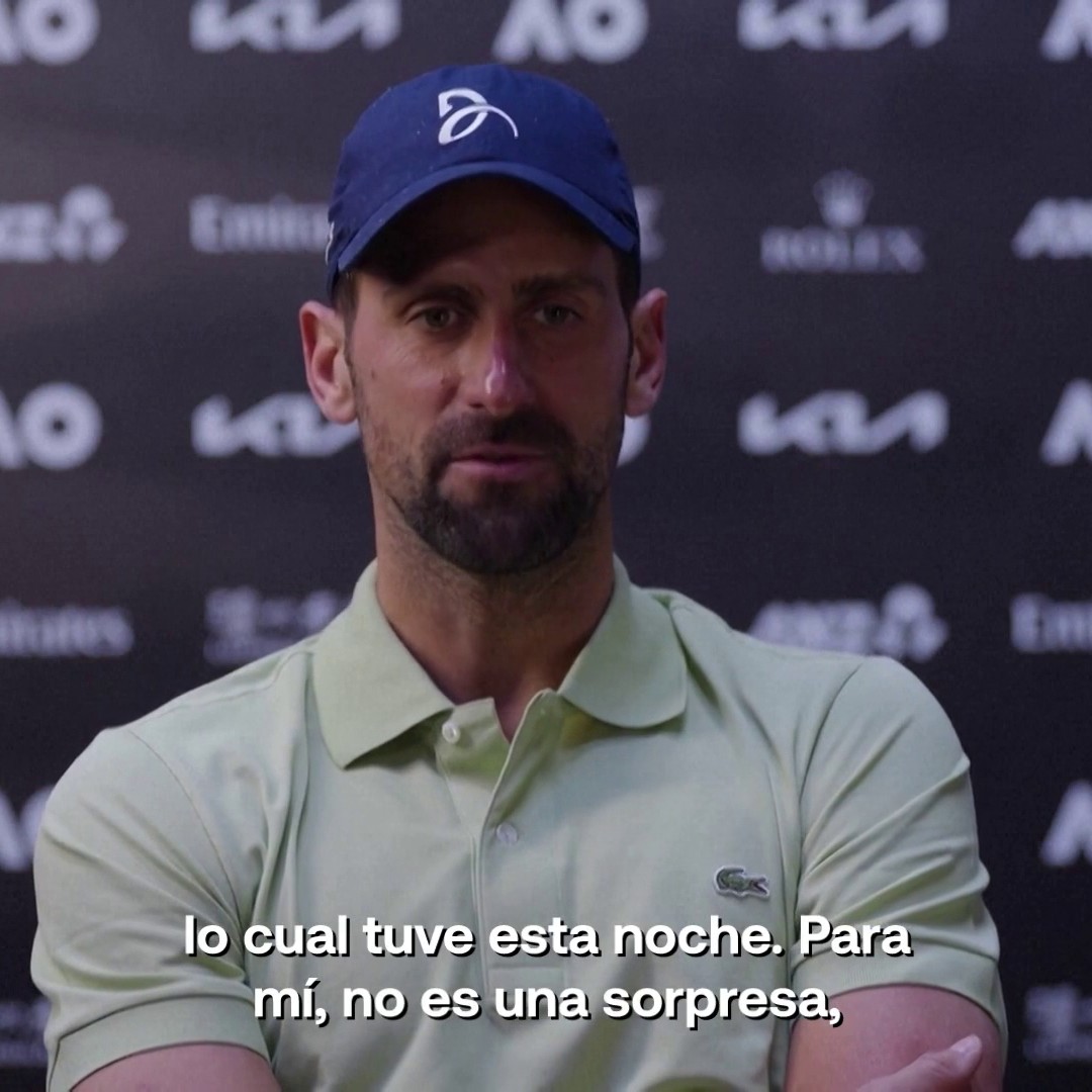 🚨 "Hay muchos expertos que me quisieron jubilar" 👀 Novak Djokovic pasa facturas tras eliminar del torneo a Jannik Sinner #AusOpen