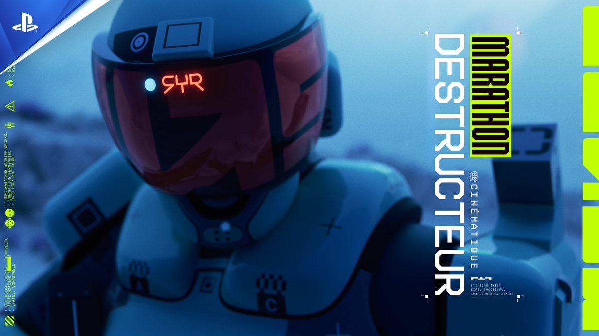 Initialisation du transfert de conscience vers le CADRE DESTRUCTEUR. ///// ARCHÉTYPE : SPÉCIALISTE DU COMBAT ///// Transfert de conscience terminé. Marathon, le 5 mars sur PS5 &amp; PC.