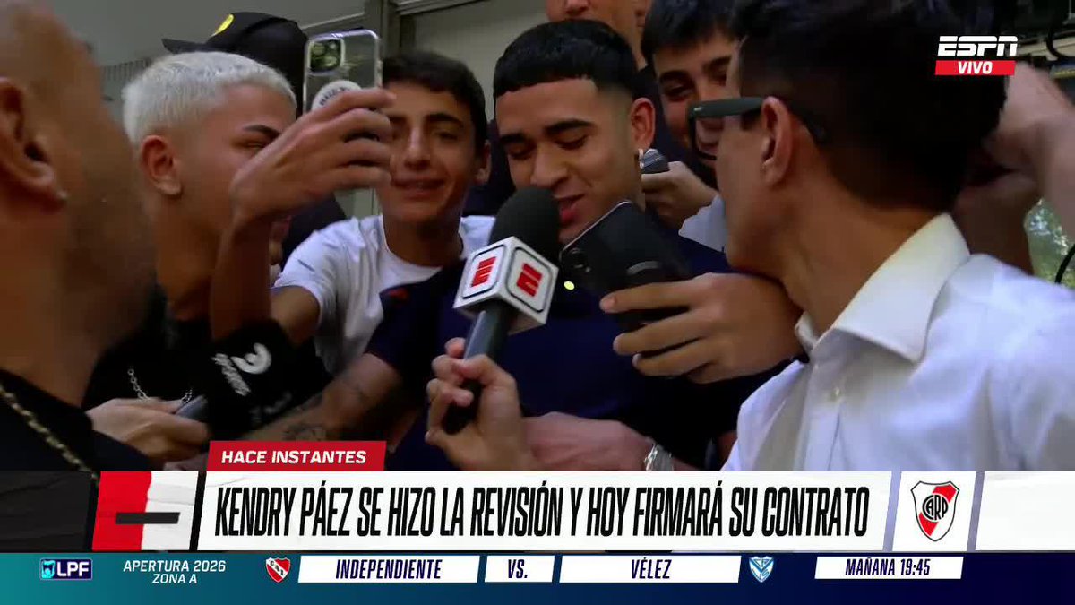 "VOY A DAR LO MEJOR PARA GANAR MUCHOS TÍTULOS Y DARLE UNA ALEGRÍA A LA HINCHADA" 🗣️ KENDRY PÁEZ