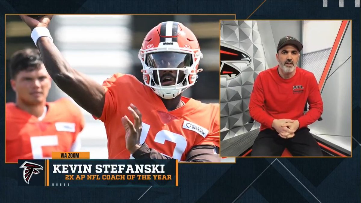 "Developing young QBs is something that we want to be at the forefront of... love those two young guys, and they'll continue to improve." – Former #Browns HC Kevin Stefanski on Shedeur Sanders and Dillon Gabriel.