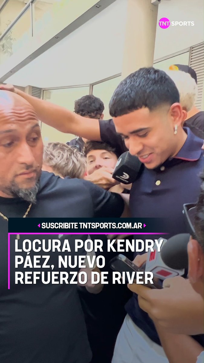 Furor por KENDRY PAÉZ, nuevo refuerzo de River ⚪🔴⚪ Se hizo la revisión médica y salió acompañado por La Roca