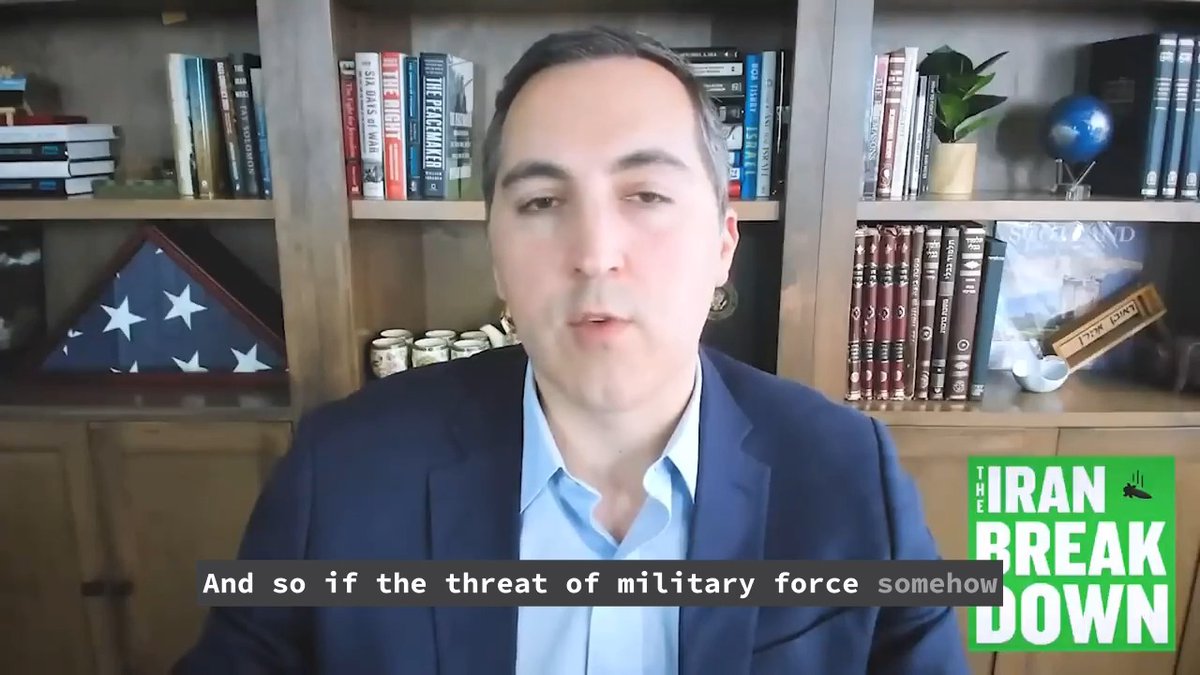Speak softly and carry a big stick. Richard Goldberg lays out President Trump's next move on The Iran Breakdown with Mark Dubowitz. 📺: