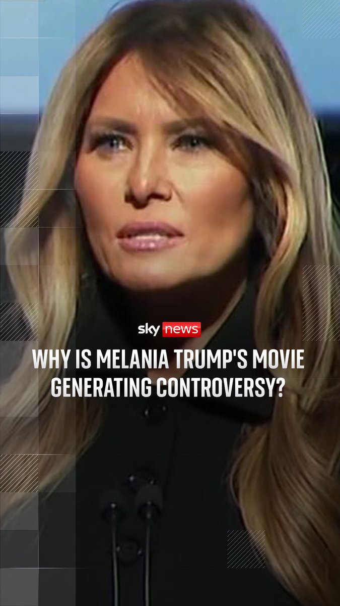 First lady Melania Trump's documentary follows her for the 20 days leading up to the 2025 presidential inauguration. Sky's Katie Spencer explains the controversy surrounding the film ⬇️ Read more 🔗