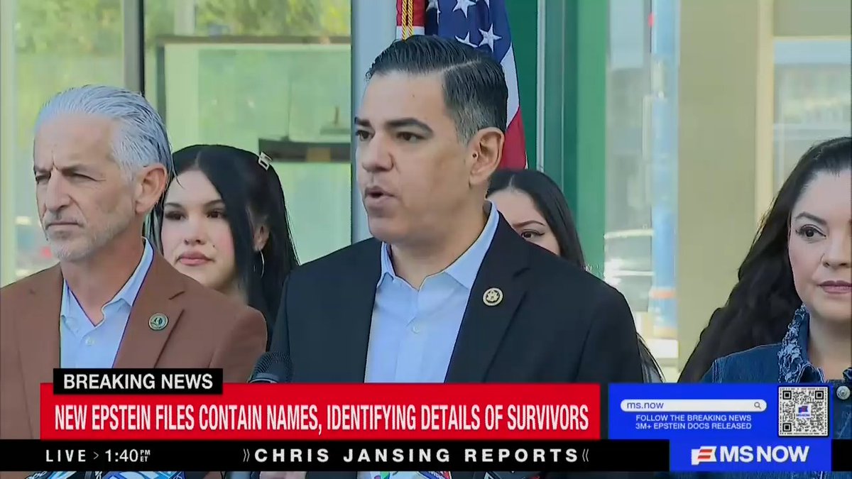 Rep. Garcia: Donald Trump and the Department of Justice just made it clear right now that they intend to withhold approximately 50% half of the Epstein files, while claiming to have fully complied with the law. This is outrageous and incredibly concerning. They are now in violation of that law.