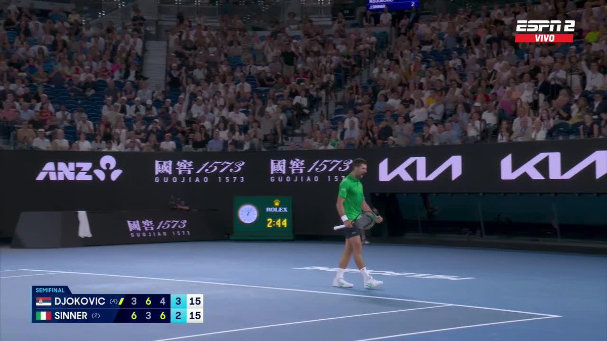 Nacimos demasiado tarde para explorar la Tierra y demasiado pronto para explorar las estrellas, pero nacimos justo a tiempo para ver jugar a Novak Djokovic.