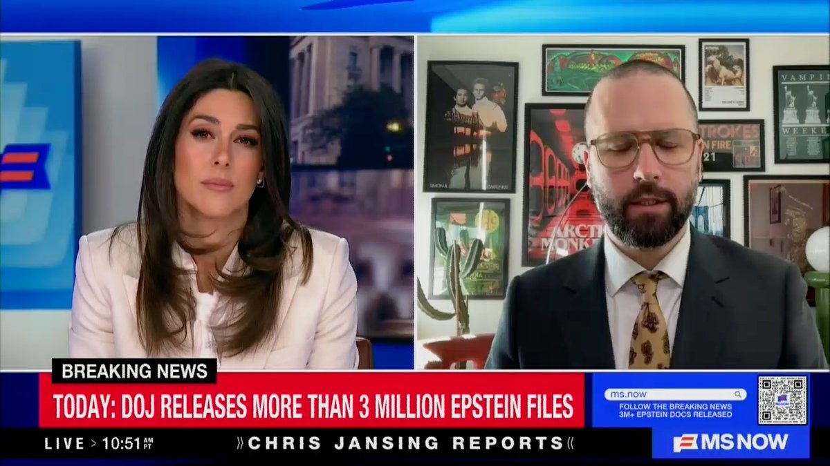 Lawyer for Epstein Survivors: It's consistent with what we've been seeing from the Department of Justice for quite some time now. It's an incompetent coverup. They're trying to cover up documents, to withhold documents, to keep things from the public, but worse, they're not good at it.