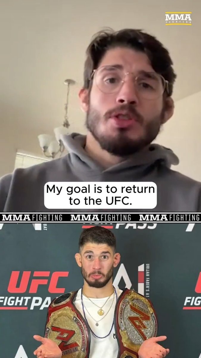 Bruno Souza went to a dark place hoping for UFC return: "I’ve done a lot of work with my team, my psychologist, my wife. … My goal is to return to the UFC. I want to be a world champion." (🎥 Guilherme Cruz)