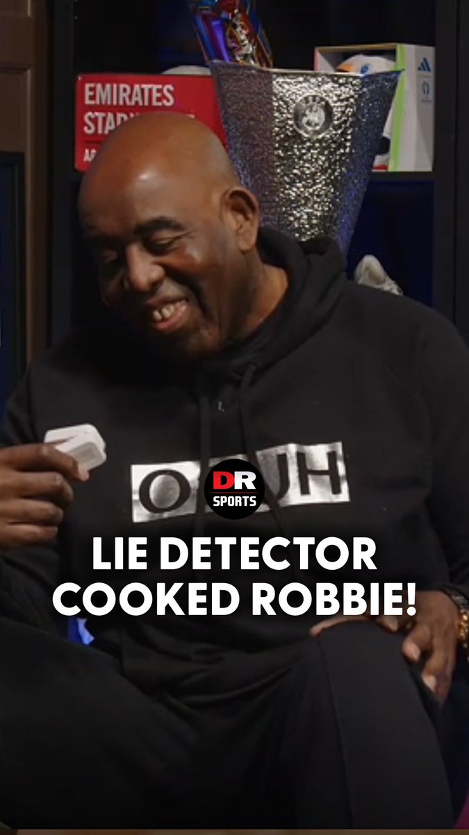 Robbie gets cooked during a lie detector test! 😳 #BestOfEnemies #Arsenal #ManUtd #Tottenham #Football