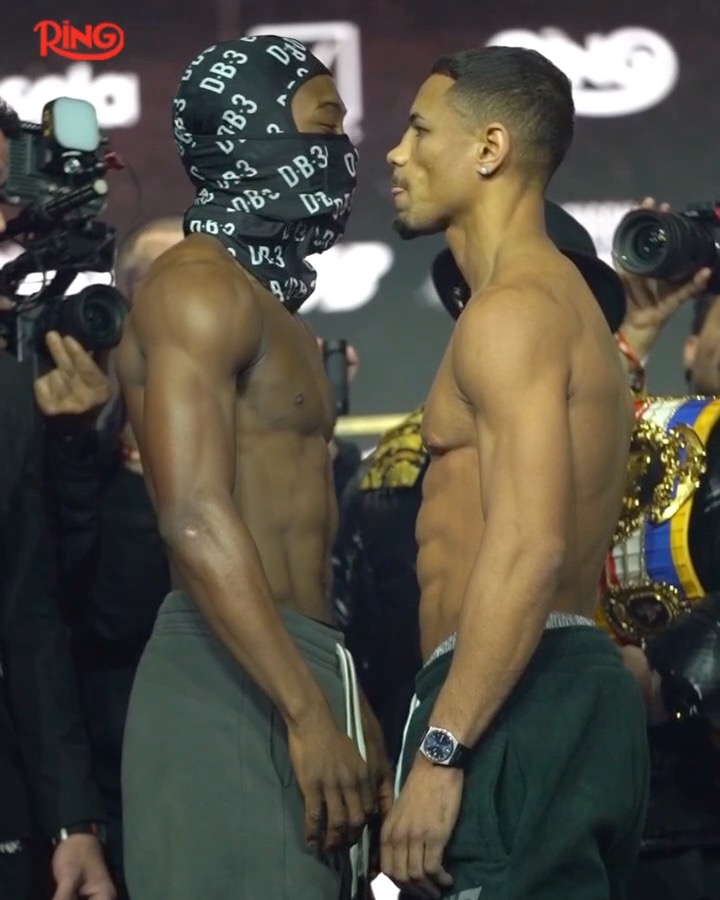 READY TO GO 💥 Ring ambassador Keyshawn Davis clashes with Jamaine Ortiz one final time before their fight 😤 The Ring VI | Exclusively on DAZN | Jan 31st in NYC 🥊