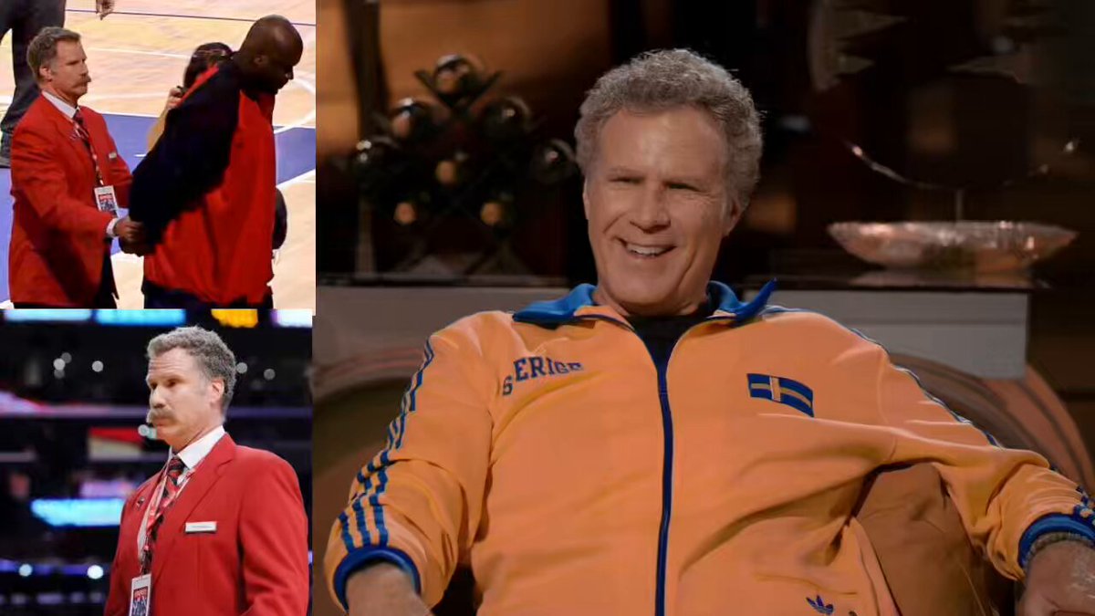 Will Ferrell tells Kevin Hart how he disguised as a fake Staples Center security guard, got Shaq kicked out, and left Kobe Bryant completely CONFUSED 😭💀