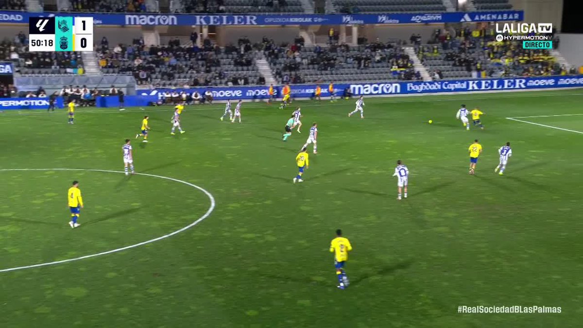 UN GOL QUE CELEBRAMOS TODOS🥹 Un año después de recaer de su cáncer, Kirian Rodríguez vuelve a marcar con el equipo de su alma, la UD Las Palmas #LALIGAHYPERMOTION
