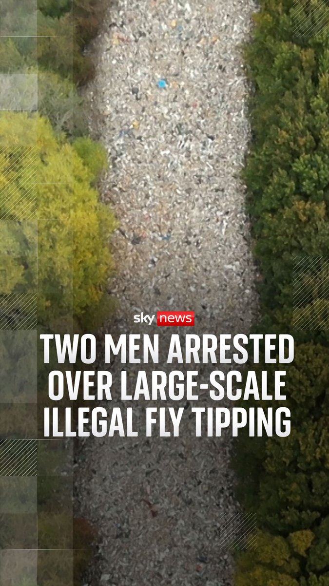 The Environment Agency has been investigating the dumping of 21,000 tonnes of rubbish in a field in Oxfordshire. The dump mostly contains processed domestic waste and other household items in a 150m long and 6m high pile. Read more ➡️