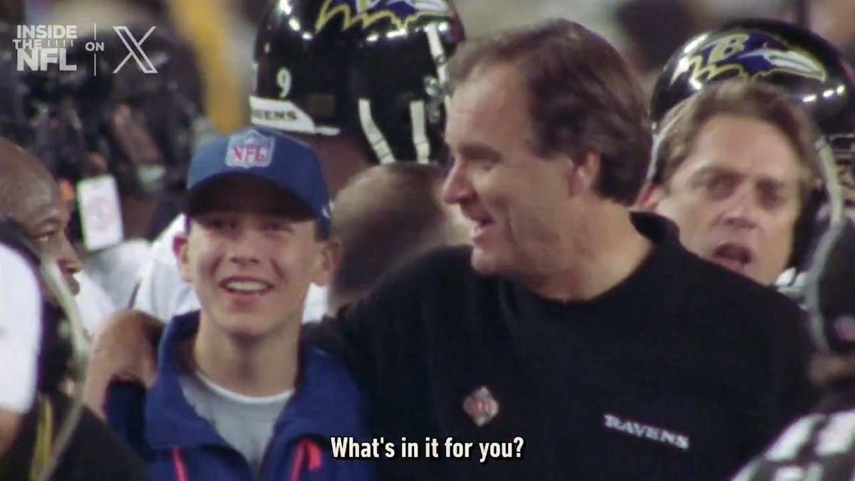 Brian Billick was cracking jokes after becoming a Super Bowl champ 🏆 (Super Bowl XXXV) @insidethenfl's Top 60 SB Mic'd Up Moments on X