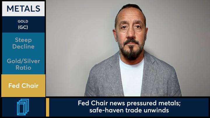 Gold and Silver futures saw historic declines as a 26% plunge in silver sent the gold silver ratio to multi-month highs. The nomination of Kevin Warsh to lead the Fed strengthened the dollar and reduced safe haven demand. Insights by Bob Iaccino.