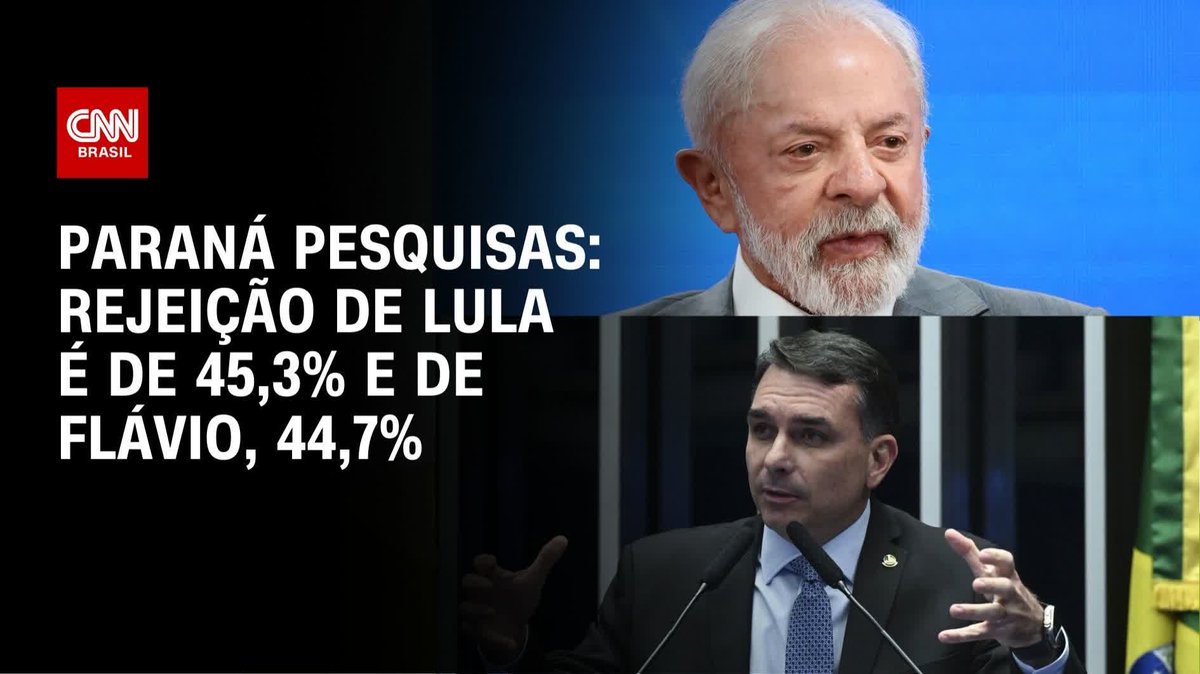 Na guerra de rejeições, Flávio Bolsonaro tem menos que Lula e segue caindo. Se todo mundo trabalhar firme em prol do Flávio, em Março ele vai aparecer na frente do candidato do Regime. Será que poderemos contar com todos os bastiões da Direita?