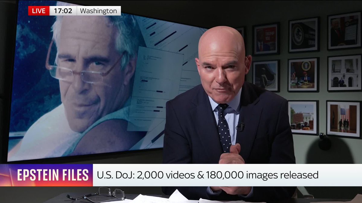 🟣 The U.S. Department of Justice has released more than three million pages from the Epstein files. U.S. Correspondent James Matthews has been going throught the documents - here's what he's discovered so far. ⬇️ Latest: 📺 Sky 501 and YouTube