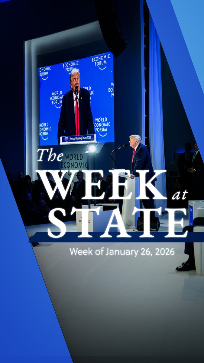 This week at state: •Members join President Donald J. Trump' Board of Peace •Remains of last hostage in Gaza returned home •Secretary Marco Rubio testifies on Venezuela