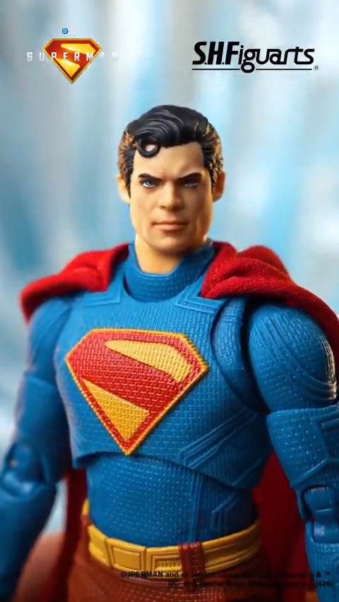 【1月31日店頭発売】 「S.H.Figuarts スーパーマン(スーパーマン)」の商品サンプル開封動画を公開! ワイヤー入りマントや全身の各関節の可動域、スーツの質感を動画でじっくりご紹介。優れた劇中再現度にご注目ください! 📋商品詳細→ #Superman #t_shf