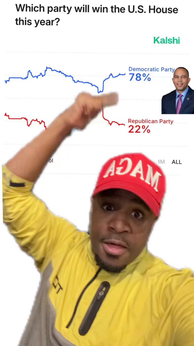 PASS THE SAVE ACT. END THE FILIBUSTER. The Democrats are trying to steal the midterms VOTER ID IS NOT RACIST 1. You need an ID for a hotel. Are hotels racist? 2. You need an ID at a motel. Are motels racist? 3. You need an ID at the airport. Is TSA racist? 4. You need an ID to buy liquor. Are liquor stores racist? 5. You need an ID to enter clubs and bars. Are bars racist? 6. You need an ID to rent a car. Are rental companies racist? 7. You need an ID at the bank. Are banks racist? You need an ID at the pharmacy. Are pharmacies racist? You need an ID to cash a check. Are check-cashing places racist? 8. You need an ID to get a job. Are employers racist? But asking for ID to vote is racist? We need to pass the Save ACT and End the Filibuster! If we do this, that 78% Kalshi prediction of them winning will drop! Kalshi was right when they Predicted Trump would win. We have to fight to save the Midterms. We can win again