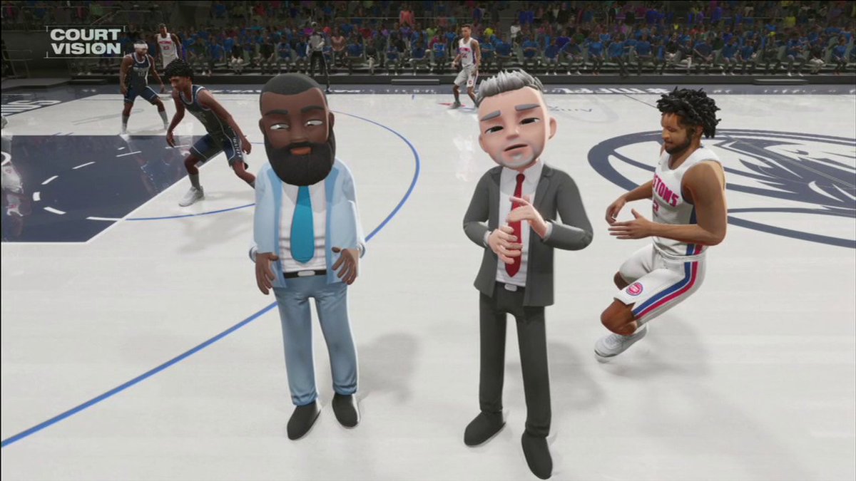 Michael Malone and Kendrick Perkins give us a closer look at Cade Cunningham and Jalen Duren’s chemistry in virtual reality 👀 Watch Pistons-Warriors at 10 PM ET on ESPN and the ESPN App 🍿