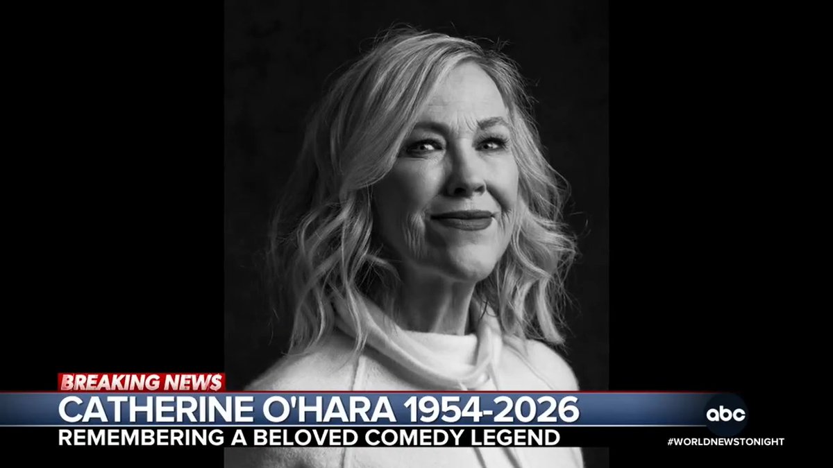 Award-winning actress Catherine O’Hara has died at age 71 following a brief illness. The comedy legend’s career spanned decades with roles in “Home Alone,” “Best in Show,” “Schitt's Creek” and more. As tributes pour in, David Muir looks back at her legacy.