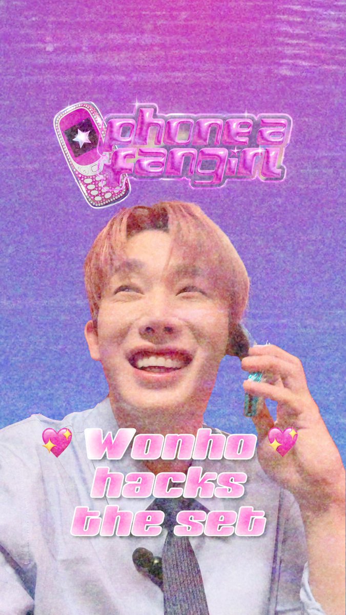 For the first time ever, here's footage of WONHO Official unleashed on the PAF set...while the hosts went on a pee break. (Thank you for not stealing our stuff, but we wouldn't mind) #phoneafangirl #wonho