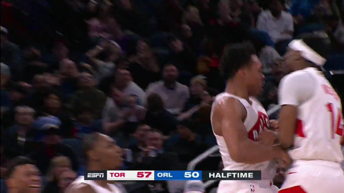 Scottie Barnes with a WILD outlet pass before the buzzer 🚨 Raptors-Magic live on ESPN and the ESPN App 🍿