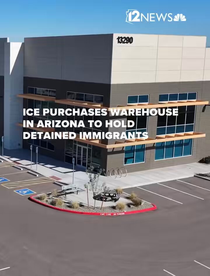 This should piss everyone off, and our tax dollars paid for it. A massive building purchased by ICE for $70 million in Arizona to “warehouse” immigrants. Calling this “housing” is a lie. This is storage. This is treating human beings like inventory.