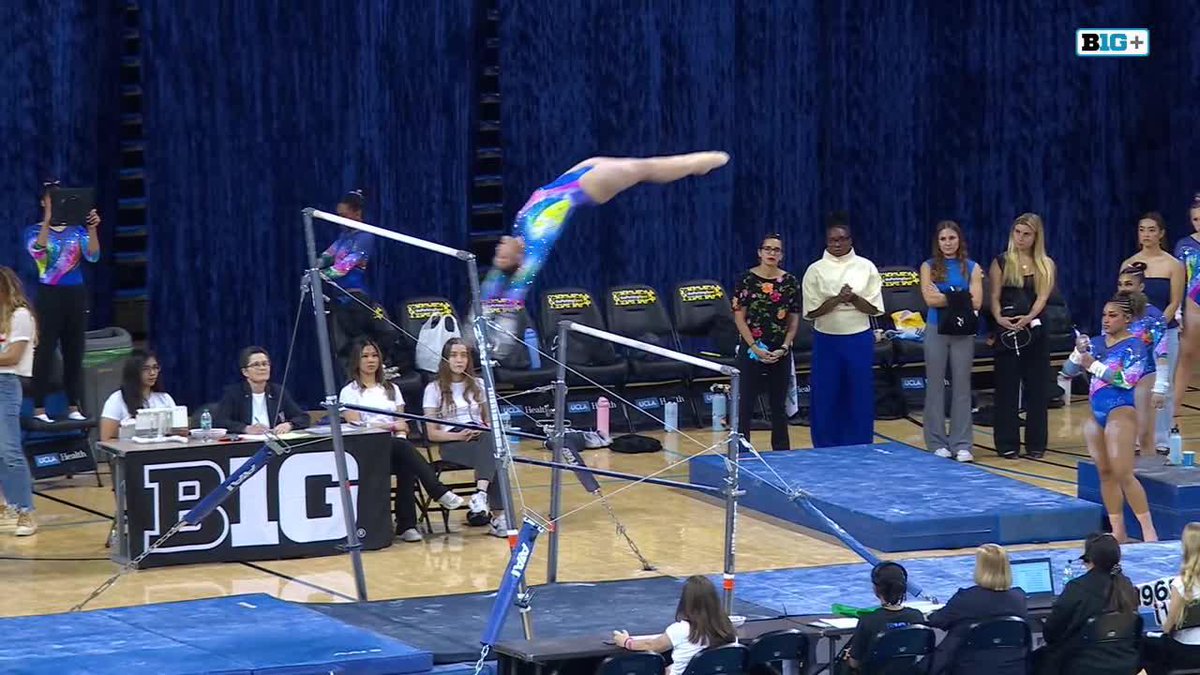 LEADOFF 9.950 on bars by Ciena Alipio! 😍 📺: B1G+ #GoBruins