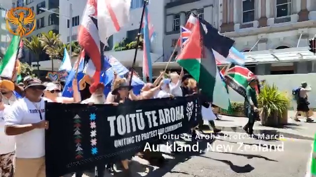 A Coalition of Communists, Progressives, Māori Separatists and Immigrants, today marched up Auckland's Queen Street. What were they protesting? Oppression something, I guess.