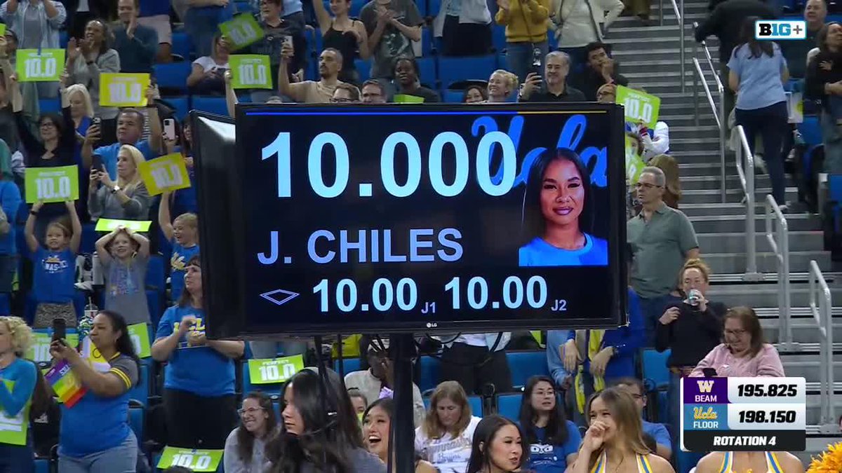 Jordan Chiles earns her SECOND 10.0 on floor this season 🤯