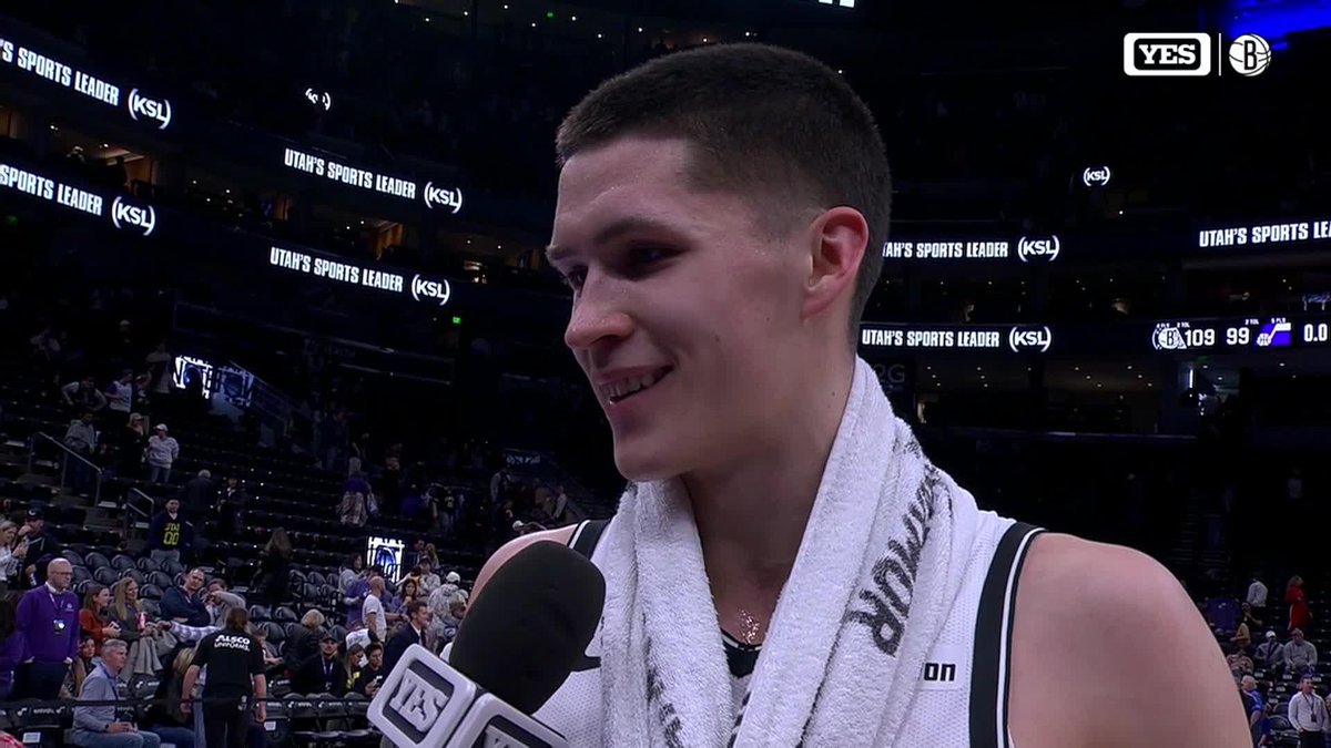 With Meghan Triplett, Egor Dёmin breaks down his return home in Utah and his first career double-double as the Nets beat the Jazz on the road.