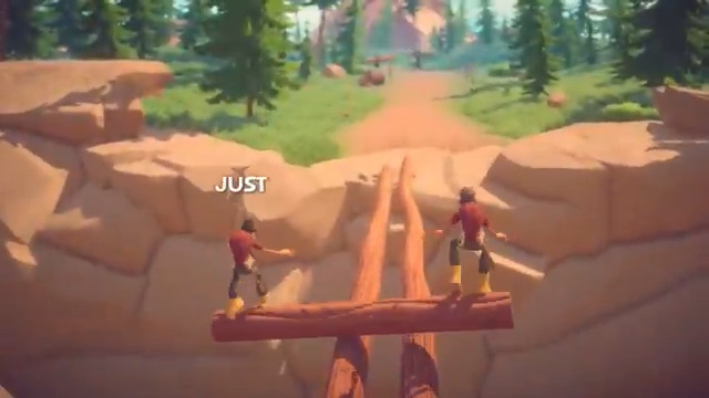 Log Riders is a 2 player co-op platformer where you become a pair of lumberjacks trying to keep your balance whilst overcoming obstacles on a log Releases February 12
