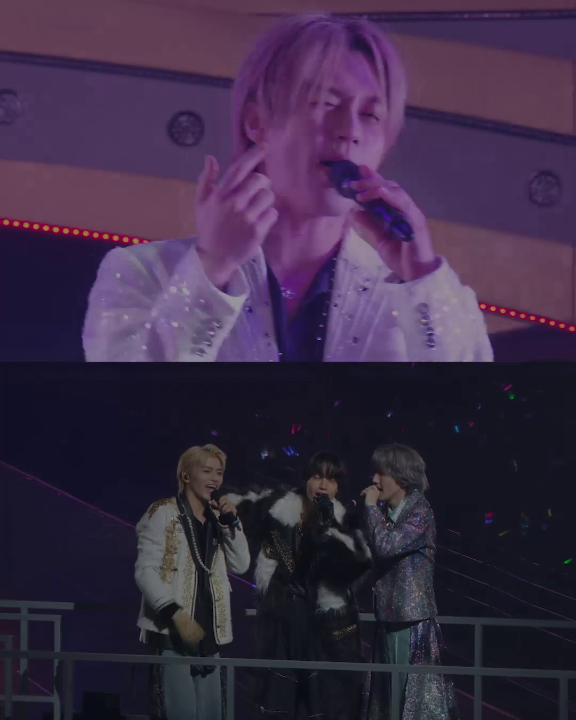 グループの垣根を越えて、カウコン名物のシャッフルメドレー🎤✨ ◆俺たちに明日はある（SMAP） ◆Wait for You（V6） ◆NEVER AGAIN（KAT-TUN） ◆大阪ロマネスク（SUPER EIGHT） ◆湾岸スキーヤー（少年隊） ◆うわさのキッス（TOKIO） ◆宙船（TOKIO） ◆Still…（嵐） ◆愛のかたまり（DOMOTO） ◆アンダルシアに憧れて（近藤真彦） #ネトフリでカウコン