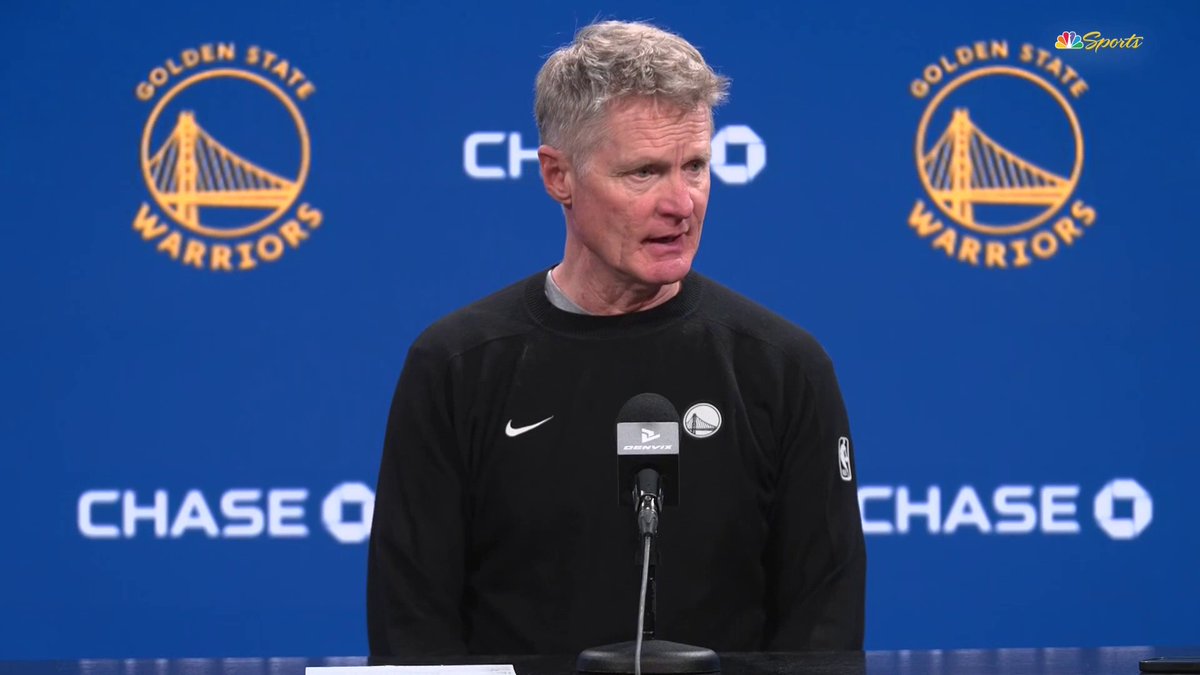 "I think he's OK. I don't think it's anything major." Steve Kerr is optimistic Steph Curry's knee soreness isn't a significant concern after the superstar exited tonight's game