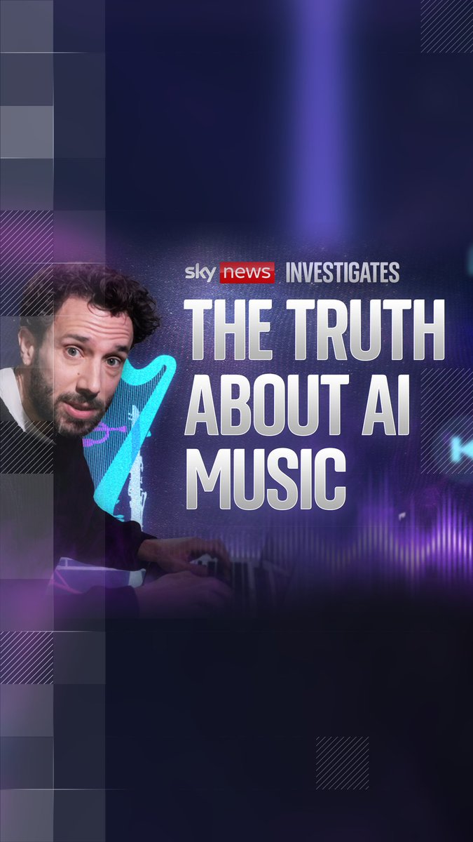 Sky News technology correspondent Rowland Manthorpe has spent the last few months investigating AI music. What has emerged is a picture of a vast attempted fraud, as technologically-equipped criminals use AI tools to try to take billions of pounds away from real-life musicians.