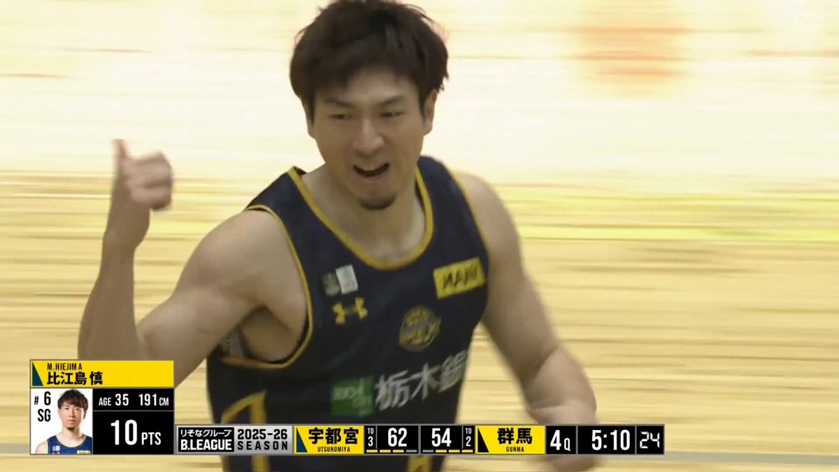 #比江島慎 🤝 #小川敦也 洛南の先輩後輩コンビがここで炸裂👏👏 連続得点で宇都宮のボルテージMAX🔥 #宇都宮ブレックス 🆚 #群馬クレインサンダーズ 🏀りそなグループ #Bリーグ🏀 B1第21節|GAME1 #バスケットLIVE ライブ/見逃し配信中📡 B.LEAGUE(Bリーグ) 宇都宮ブレックス / UTSUNOMIYA BREX