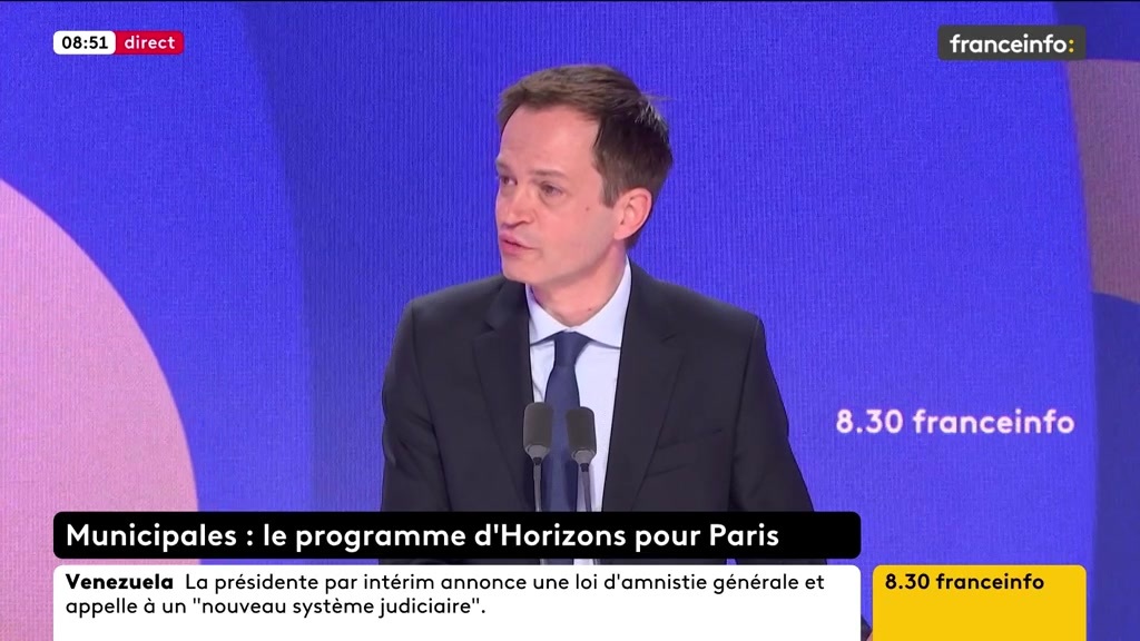 Municipales à Paris : "Je suis le seul à avoir porté des mesure d’économies", soutient le candidat Horizons, Pierre-Yves Bournazel. Fini les "frais de bouches excessifs, de coiffure, de vêtements...". Il promet également "3 milliards de rentrées en vendant 20 000 logements".