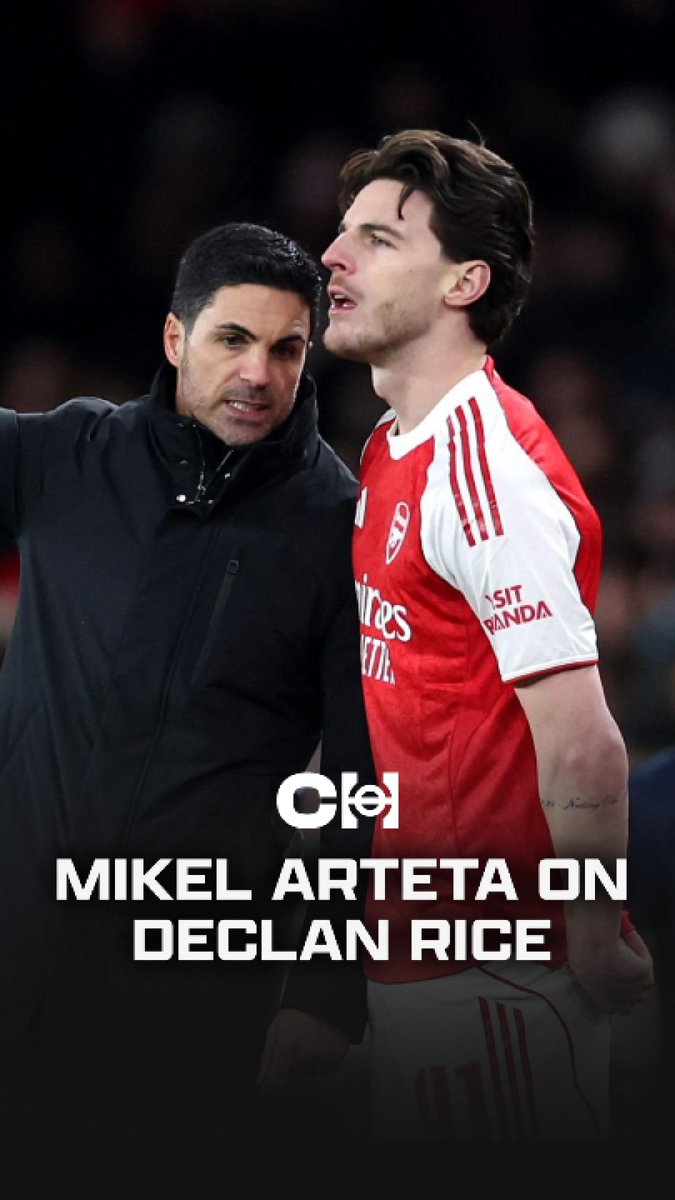 🗣️ Mikel Arteta on Declan Rice and how he’s setting the standards for everyone to follow 👇